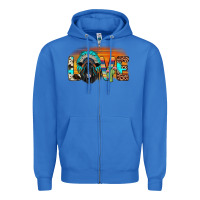 True Royal love black angus indian headdress Zipper Hoodie - JahusDesignShop