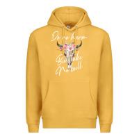 Mustard Do No Harm But Take No Bull Premium Hoodie - Bettercallsaul