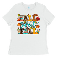 White fall sweet fall Ladies Tee - AdoDesignShop