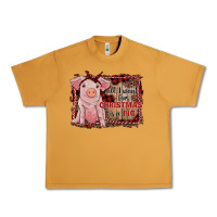 Peanut Butter all i want for christmas is a pig sitting pig Urban Heavy Tee - RanaPortraitStore