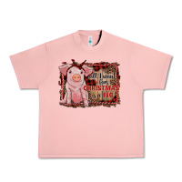 Salmon all i want for christmas is a pig sitting pig Urban Heavy Tee - RanaPortraitStore