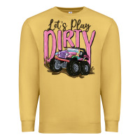 Antique Gold let's play dirty Premium Sweatshirt - MaliasSmallBusiness