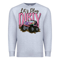 Heather Grey let's play dirty Premium Sweatshirt - MaliasSmallBusiness