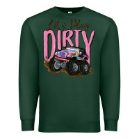 Sports Green let's play dirty Premium Sweatshirt - MaliasSmallBusiness