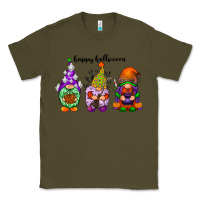 Army Green happy halloween gnomes black Classic Tee - RacoonDesign