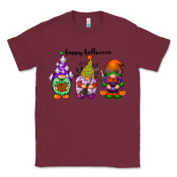 Burgundy happy halloween gnomes black Classic Tee - RacoonDesign