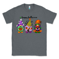 Charcoal Heather happy halloween gnomes black Classic Tee - RacoonDesign