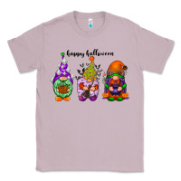Lilac happy halloween gnomes black Classic Tee - RacoonDesign