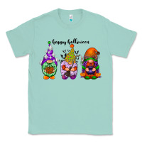 Seafoam happy halloween gnomes black Classic Tee - RacoonDesign