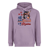 Lavender All American Mama Heavyweight Hoodie - LillyAllenDesigns