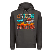 Smoke chillin and grilling Premium Hoodie - MaliasSmallBusiness