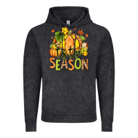 Vintage Black Tis' the season Fall Softball Vintage Hoodie - RanaPortraitStore
