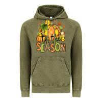 Vintage Olive Tis' the season Fall Softball Vintage Hoodie - RanaPortraitStore