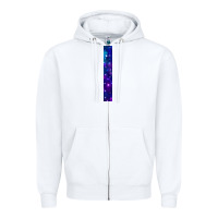 White Halloween Key Fob Zipper Hoodie - BundleAndBundleShop