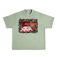 Oil Green all i want for christmas is a pig baby Urban Heavy Tee - RanaPortraitStore