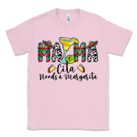 Bubblegum Pink Mama Cita Needs a Margarita Classic Tee - CowhideDigitalArt