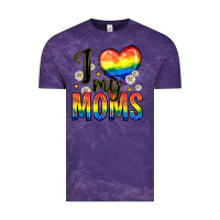 Cloud Purple i love my moms Vintage Tee - Zillion Design Studio