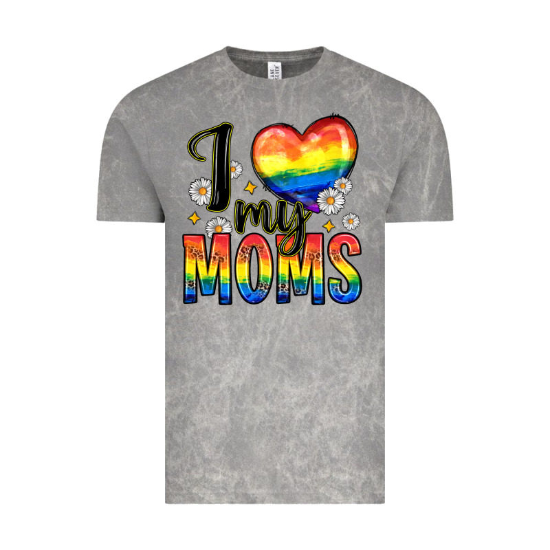 I Love My Moms Vintage Tee by Zillion Design Studio | Teevron