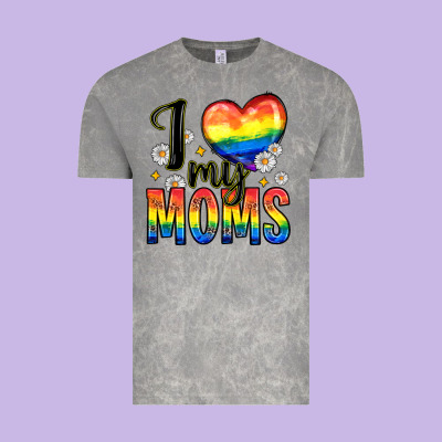 I Love My Moms Vintage Tee Designed By Zillion Design Studio