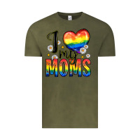 Vintage Olive i love my moms Vintage Tee - Zillion Design Studio