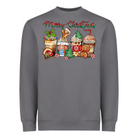 Storm merry christmas gingerbread coffee cups Heavyweight Sweatshirt - Zillion Design Studio