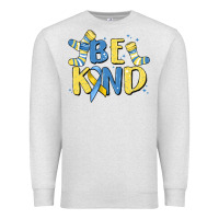 Oatmeal Heather be kind Premium Sweatshirt - MaliasSmallBusiness