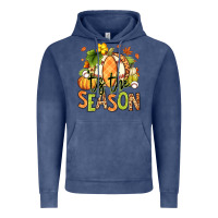 Vintage Denim Tis' the season Fall American Football Vintage Hoodie - RanaPortraitStore