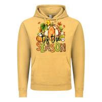 Vintage Mustard Tis' the season Fall American Football Vintage Hoodie - RanaPortraitStore