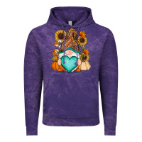 Cloud Purple Western Fall gnome Vintage Hoodie - RanaPortraitStore