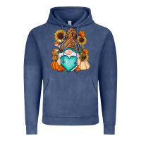 Vintage Denim Western Fall gnome Vintage Hoodie - RanaPortraitStore
