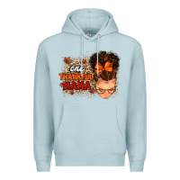 Blue Mist one thankful mama Premium Hoodie - MaliasSmallBusiness