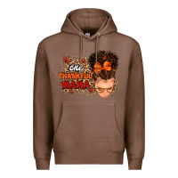 Chestnut one thankful mama Premium Hoodie - MaliasSmallBusiness