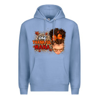 Colony Blue one thankful mama Premium Hoodie - MaliasSmallBusiness