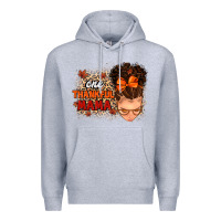 Heather Grey one thankful mama Premium Hoodie - MaliasSmallBusiness
