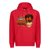 Red one thankful mama Premium Hoodie - MaliasSmallBusiness