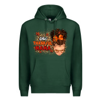 Sports Green one thankful mama Premium Hoodie - MaliasSmallBusiness