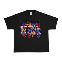 Black god bless the usa Urban Heavy Tee - Zillion Design Studio