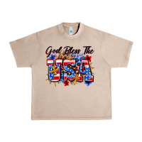 French Oak god bless the usa Urban Heavy Tee - Zillion Design Studio