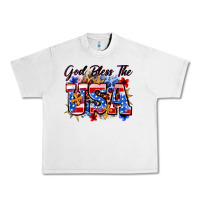 Lunar Rock god bless the usa Urban Heavy Tee - Zillion Design Studio