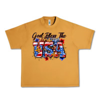 Peanut Butter god bless the usa Urban Heavy Tee - Zillion Design Studio