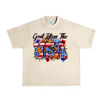 Sandshell god bless the usa Urban Heavy Tee - Zillion Design Studio