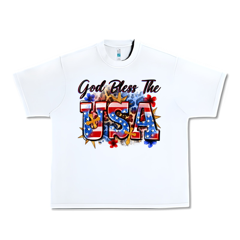 God Bless The Usa Urban Heavy Tee by Zillion Design Studio | Teevron