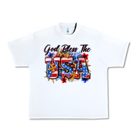 White god bless the usa Urban Heavy Tee - Zillion Design Studio