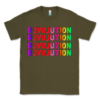Army Green lgbtq revolution Classic Tee - HRA Design Shop