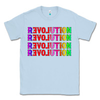 Dusty Blue lgbtq revolution Classic Tee - HRA Design Shop