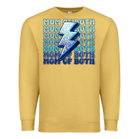 Antique Gold mom of both boys Premium Sweatshirt - MaliasSmallBusiness