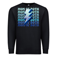 Black mom of both boys Premium Sweatshirt - MaliasSmallBusiness