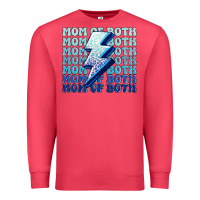 Cardinal mom of both boys Premium Sweatshirt - MaliasSmallBusiness