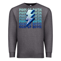 Charcoal Heather mom of both boys Premium Sweatshirt - MaliasSmallBusiness