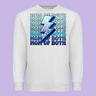 Mom Of Both Boys Premium Sweatshirt Designed By Maliassmallbusiness